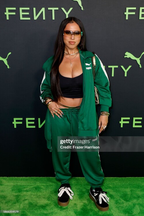 HOLLYWOOD, CALIFORNIA - DECEMBER 18: Asia Monet attends the FENTY x PUMA Sneaker Launch Party at NeueHouse Los Angeles on December 18, 2023 in Hollywood, California. (Photo by Frazer Harrison/Getty Images)
