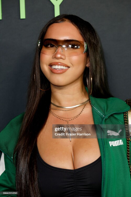 HOLLYWOOD, CALIFORNIA - DECEMBER 18: Asia Monet attends the FENTY x PUMA Sneaker Launch Party at NeueHouse Los Angeles on December 18, 2023 in Hollywood, California. (Photo by Frazer Harrison/Getty Images)