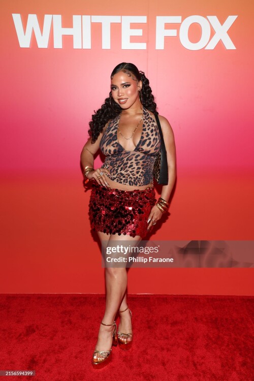 LOS ANGELES, CALIFORNIA - JUNE 07: Asia Monet Ray attends the White Fox Hot Summer Nights Party at LAVO Hollywood on June 07, 2024 in Los Angeles, California. (Photo by Phillip Faraone/Getty Images for CLD PR / White Fox)
