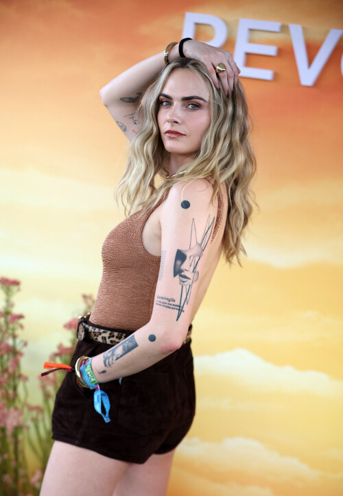 Mandatory Credit: Photo by Chad Salvador/Shutterstock (15248105bt)Cara Delevingne8th Annual Revolve Festival 2025, Palm Springs, California, USA - 12 Apr 2025