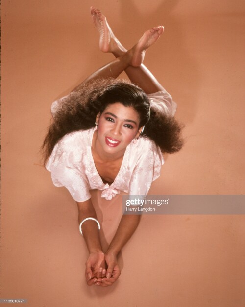 LOS ANGELES - 1983 actress/ singer Irene Cara poses for a portrait in  Los Angeles, California. (Photo by Harry Langdon/Getty Images)