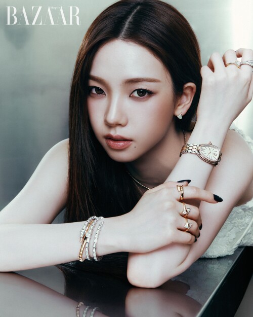 KARINA X BVLGARI for Harper s BAZAAR Korea September 2025 Issue documents 2a2b6fecb37411649