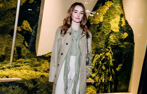 Kaitlyn Dever at Burberry Flagship Store Reopening Cocktail Party 153018d2e1c4b03793