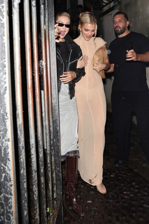 Kendall Jenner Gigi Hadid exit from Rosalia s birthday party in Paris 09 25 2024 9 b47651dd035467d1