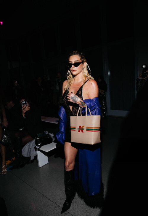 Kesha at the Christian Cowan Fall RTW 2025 2ecd4b77cc1a624f2