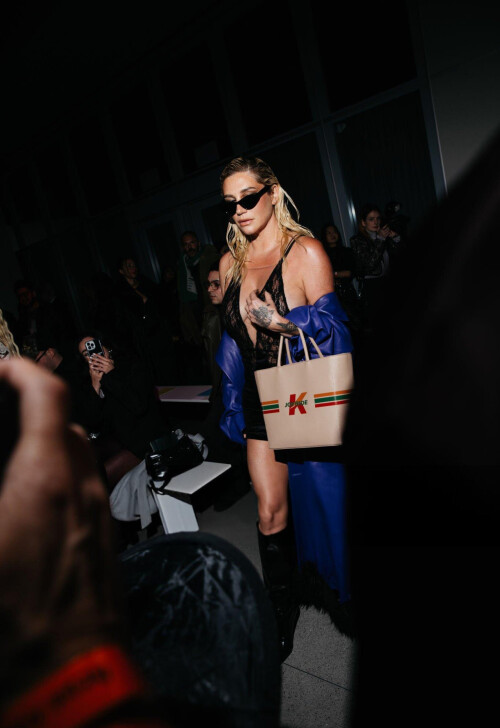 Kesha at the Christian Cowan Fall RTW 2025 9bebb2e70253c367f