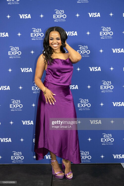 D23 EXPO 2022 - The Ultimate Disney Fan Event presented by VISA - brings together all the worlds of Disney under one roof for three packed days of presentations, pavilions, experiences, concerts, sneak peeks, shopping, and more. The event, which takes place September 9, 10, and 11 at the Anaheim Convention Center, provides fans with unprecedented access to Disney films, series, games, theme parks, collectibles, and celebrities. (The Walt Disney Company via Getty Images)Kyla Pratt