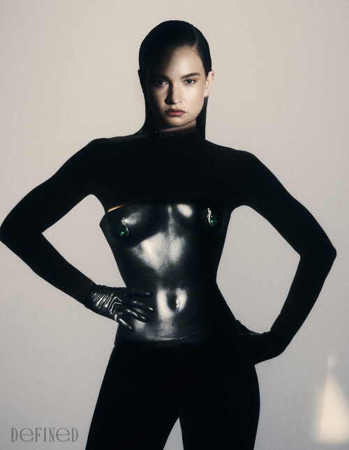 Lily James Defined Magazine 1239a1f36d64e5fd31