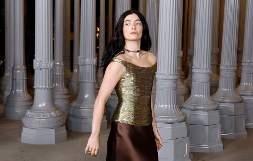 Lorde attends the 2025 LACMA Art Film Gala 39b33f30c3a0bc446a