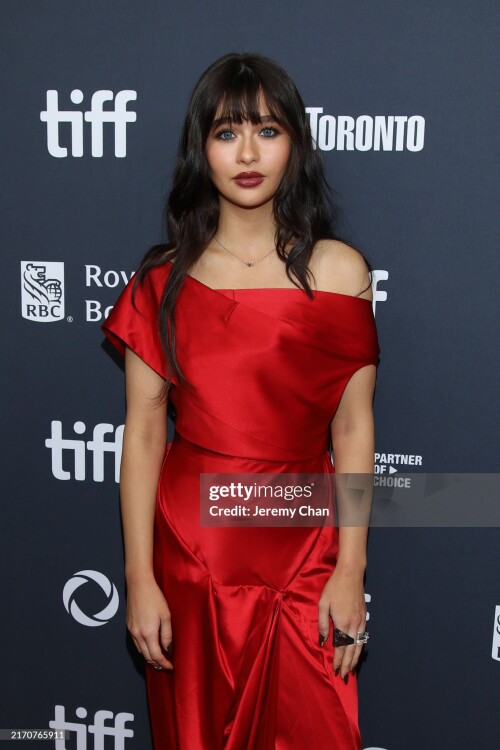TORONTO, ONTARIO - SEPTEMBER 07: Malina Weissman attends the premiere of "Ick" during the 2024 Toronto International Film Festival at Royal Alexandra Theatre on September 07, 2024 in Toronto, Ontario.  (Photo by Jeremy Chan/Getty Images)