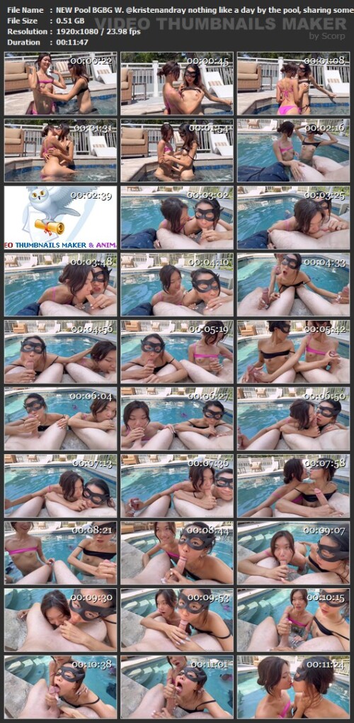 NEW Pool BGBG W. kristenandray nothing like a day by the pool sharing some cocks with my bestie I fe