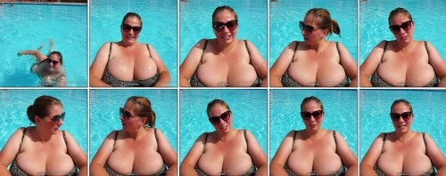 Nadine Hello from the Pool in Sicily