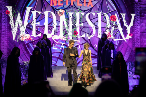 Netflix Wednesday S2 Doom Tour Purple Carpet Coverage Australia 39628d0a69097be70a8