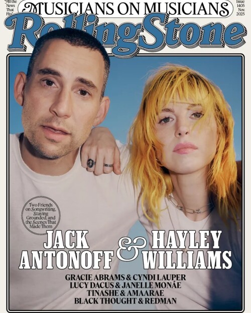 New photos of hayleywilliams Jack Antonoff for rollingstone credits Photographer andreaslas 52621e50