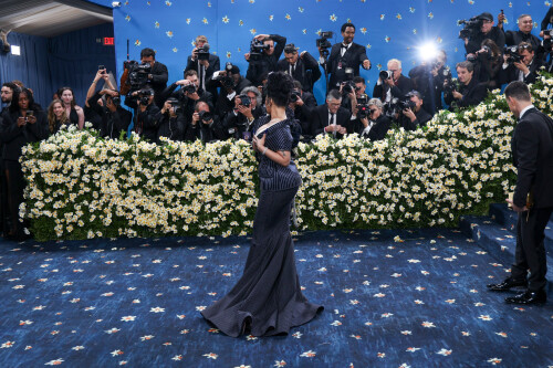 Mandatory Credit: Photo by JUSTIN LANE/EPA-EFE/Shutterstock (15285320zv)Nicki Minaj poses on the red carpet for the 2025 Met Gala, the annual benefit for the Metropolitan Museum of Art's Costume Institute, in New York, New York, USA, 05 May 2025. The event coincides with the Met Costume Institute's spring 2025 exhibition 'Superfine: Tailoring Black Style' which will be on view from 10 May 2025 through 26 October 2025.2025 Met Gala red carpet at the Metropolitian Museum of Art in New York, USA - 05 May 2025