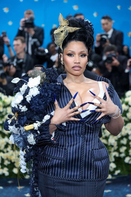 Mandatory Credit: Photo by JUSTIN LANE/EPA-EFE/Shutterstock (15285320zs)Nicki Minaj poses on the red carpet for the 2025 Met Gala, the annual benefit for the Metropolitan Museum of Art's Costume Institute, in New York, New York, USA, 05 May 2025. The event coincides with the Met Costume Institute's spring 2025 exhibition 'Superfine: Tailoring Black Style' which will be on view from 10 May 2025 through 26 October 2025.2025 Met Gala red carpet at the Metropolitian Museum of Art in New York, USA - 05 May 2025
