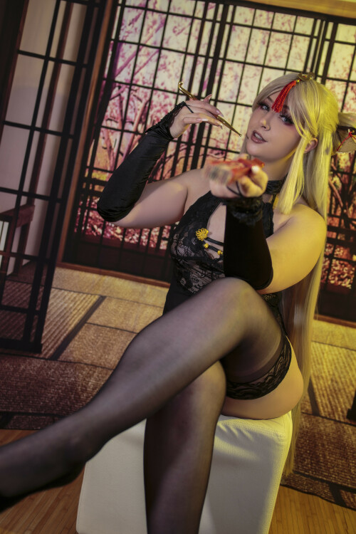 Ningguang Genshin Black 47