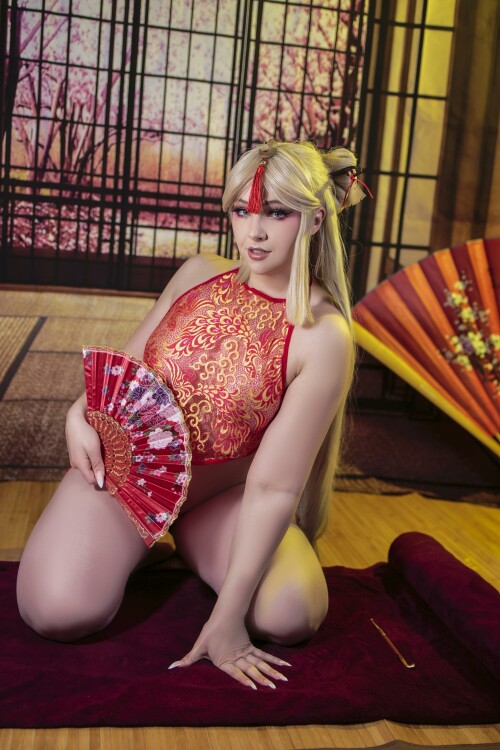 Ningguang Genshin Red 1