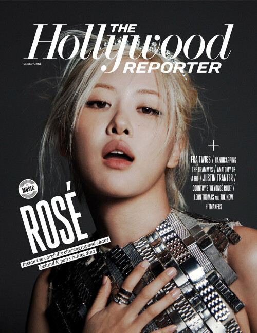 ROSE for The Hollywood Reporter October 2025 Issue documents 1bfac07b35b2b4a56
