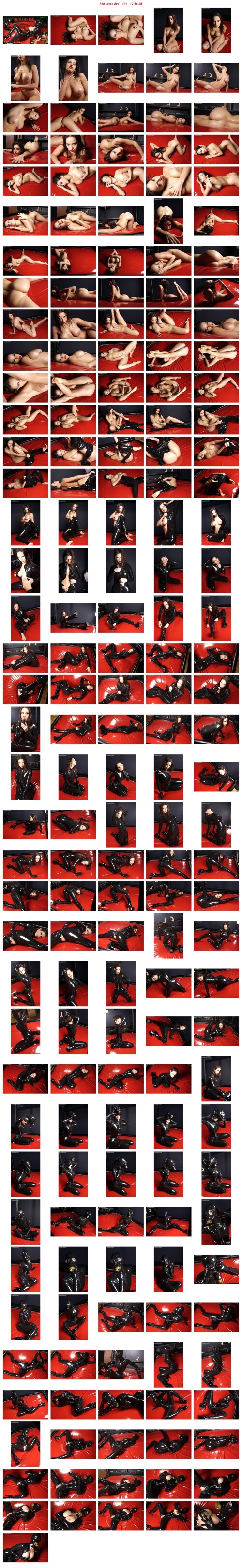 Red Latex Bed