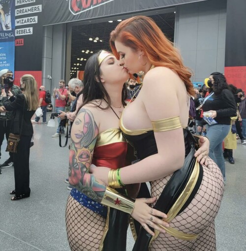 Redhead is Abigaiil Morris