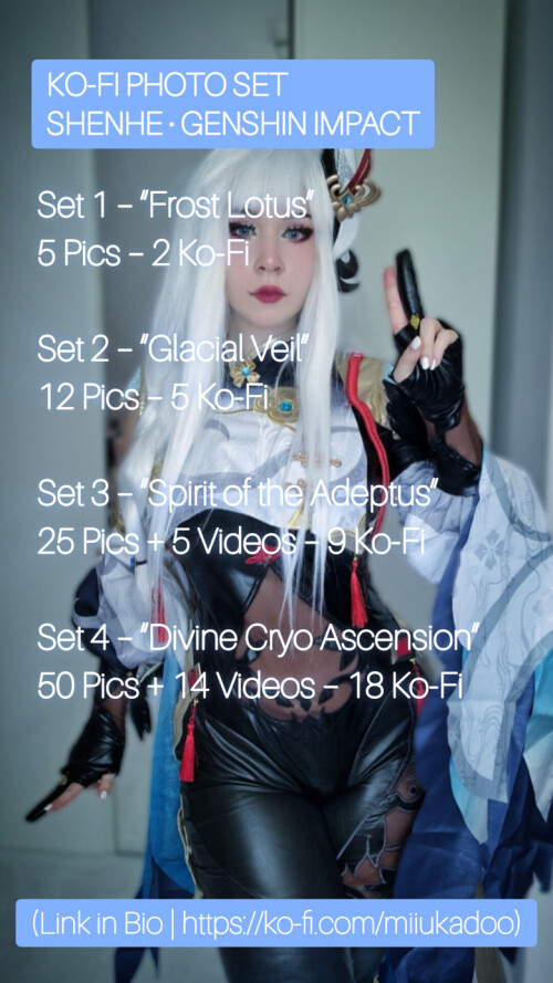 SHENHE GENSHIN IMPACT photo setc5b52e994d3baa25