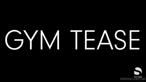 Siri Dahl Gym Tease