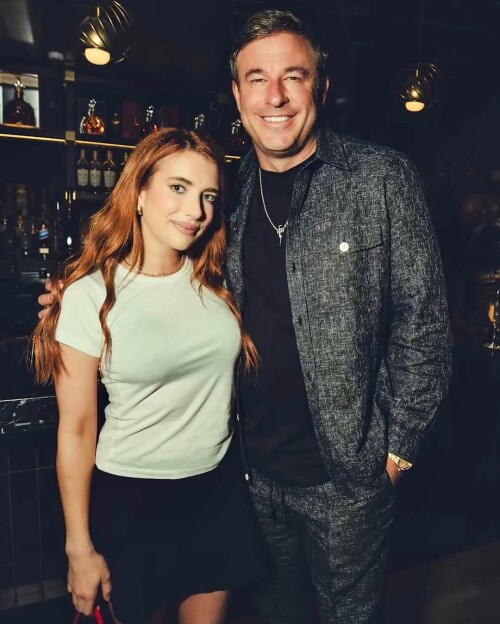 So Cute Emma with Eiza friends at Miami Grand Prix F1 repost IG Story dailymail.co.uk raisingcanes p