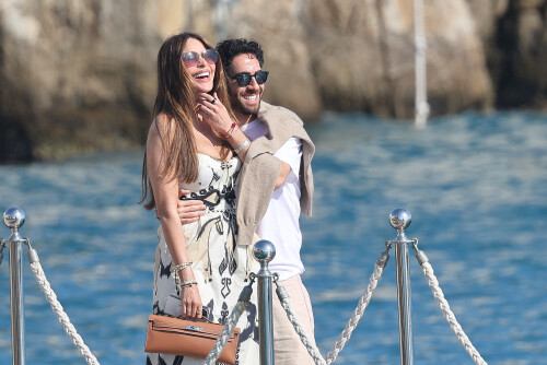 Sofia Vergara leaves the Eden Roc hotel with a friend during the Cannes Film Festival, Cap d'Antibes, France, 21 May 2025. Photo by ABACAPRESS.COM