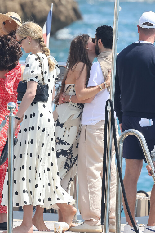 Sofia Vergara leaves the Eden Roc hotel with a friend during the Cannes Film Festival, Cap d'Antibes, France, 21 May 2025. Photo by ABACAPRESS.COM