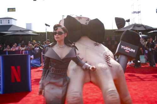Los Angeles, CA - May 31, 2025: Jenna Ortega attends NETFLIX TUDUM 2025: THE LIVE EVENT at The Kia Forum in Los Angeles on May 31, 2025. (Photo by ADAM ROSE for Netflix)
