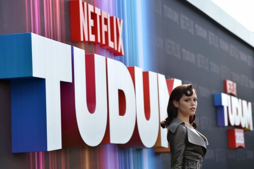 INGLEWOOD, CALIFORNIA - MAY 31: Jenna Ortega attends NETFLIX TUDUM 2025: THE LIVE EVENT at The Kia Forum on May 31, 2025 in Inglewood, California. (Photo by Unique Nicole/Getty Images for Netflix)