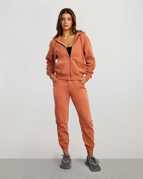 W4009 SEEKZIPUPHOODIE BRONZE full