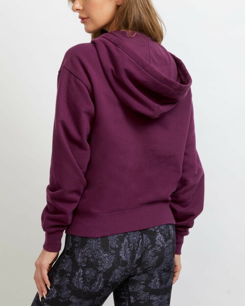 W4009 SEEKZIPUPHOODIE MULBERRY9168