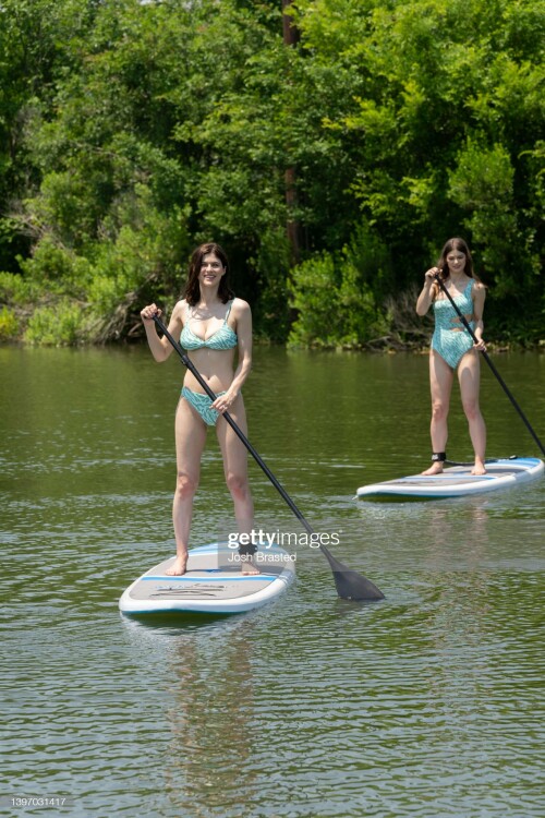 NEW ORLEANS, LOUISIANA - MAY 12: Alexandra Daddario Matches with Her Sister Catharine in Aerie Swimwear on May 12, 2022 in New Orleans, Louisiana. (Photo by Josh Brasted/Getty Images for Aerie)