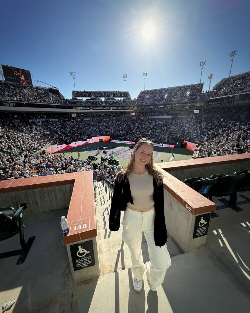 Weekend at bnpparibasopen with bmwusa Had a chance to watch top level tennis stars battle it out at 