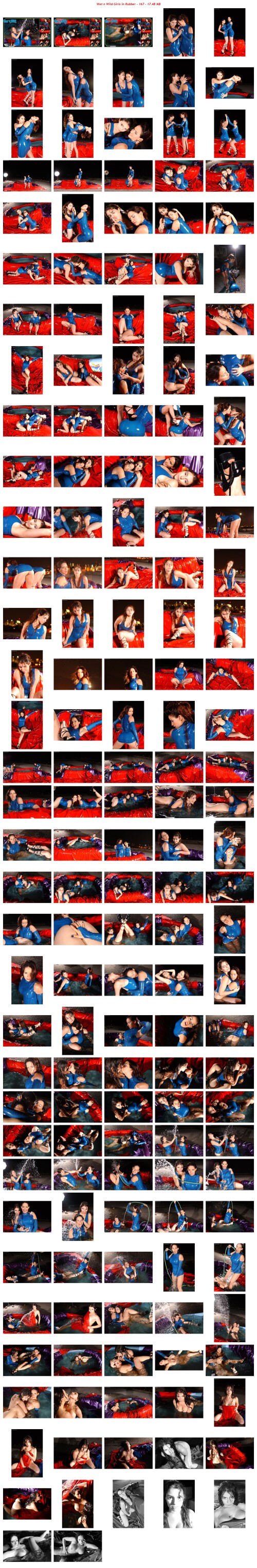 Wet n Wild Girls in Rubber