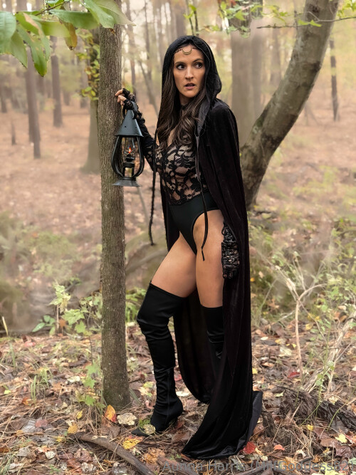 What would Halloween be if I wasnt trouncing around a neighborhood and into the woods in a skimpy li