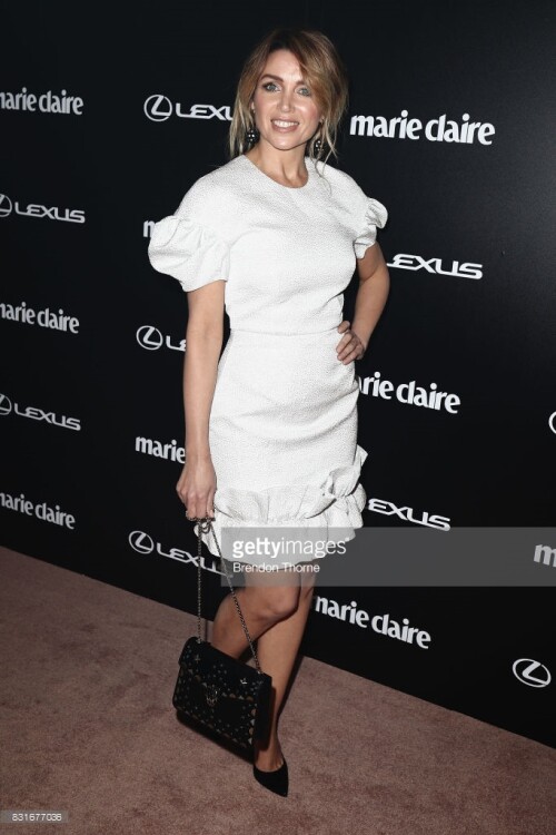 arrives ahead of the 2017 Prix de Marie Claire Awards on August 15, 2017 in Sydney, Australia.