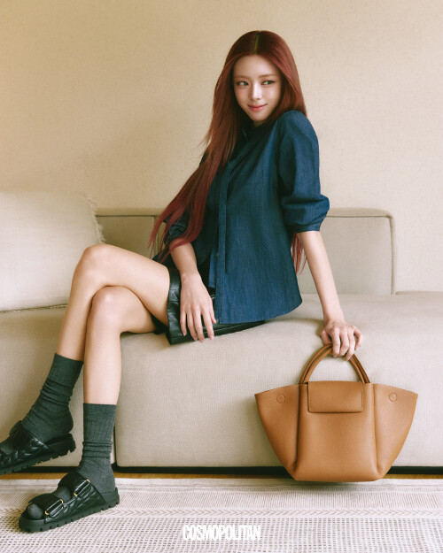 YUNA x BEANPOLE for COSMOPOLITAN September 2025 Issue documents 79c1b2bf322d0c606