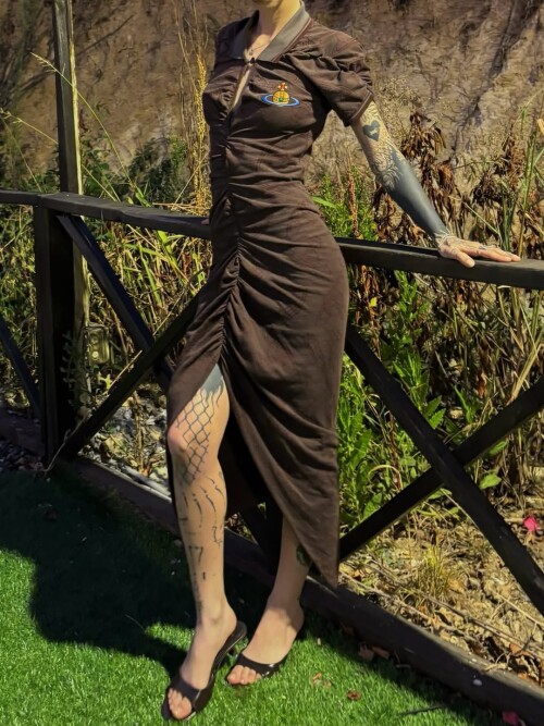 ablanizin ilk vivienne westwood elbisesi daha cok ustumde goreceksiniz cantamla da cok guze3a83dc641
