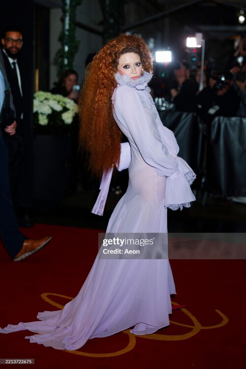 NEW YORK, NEW YORK - MAY 05: Natasha Lyonne seen leaving The Carlyle Hotel before the 2025 Met Gala: "Superfine: Tailoring Black Style" at the Metropolitan Museum of Art on May 05, 2025 in New York City. (Photo by Aeon/GC Images)