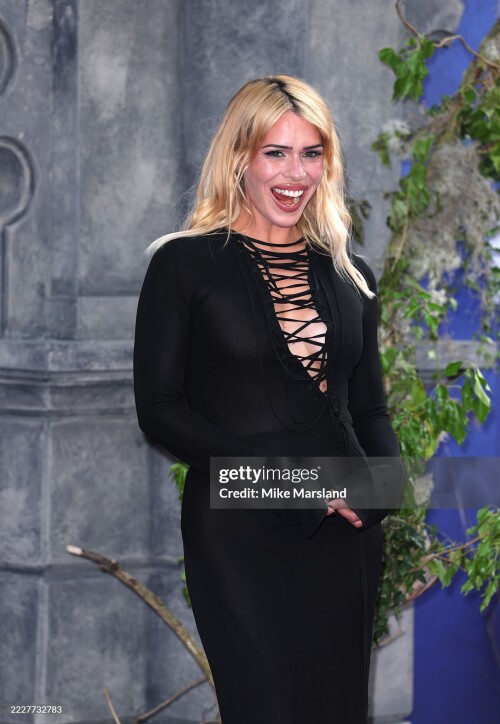 LONDON, ENGLAND - JULY 30: Billie Piper attends the "Wednesday" Season 2, Part 1 Global Premiere at Central Hall, Westminster on July 30, 2025 in London, England. (Photo by Mike Marsland/WireImage)