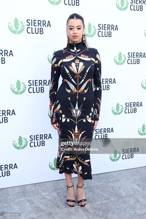 LOS ANGELES, CALIFORNIA - APRIL 02: Amber Midthunder attends Sierra Club's 2025 Trail Blazers Ball on April 02, 2025 in Los Angeles, California. (Photo by Araya Doheny/Getty Images for Sierra Club)