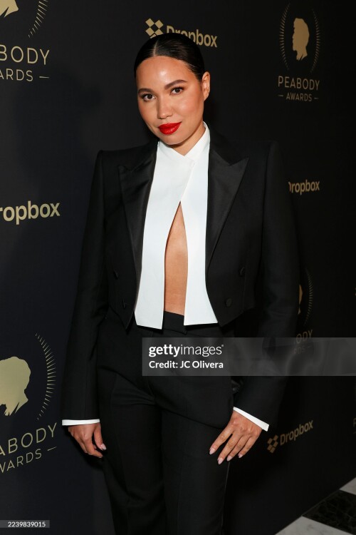 Jurnee Smollett at the 2025 Peabody Trailblazer Award held at The Sun Rose West Hollywood on October 10, 2025 in West Hollywood, California. (Photo by JC Olivera/Variety via Getty Images)