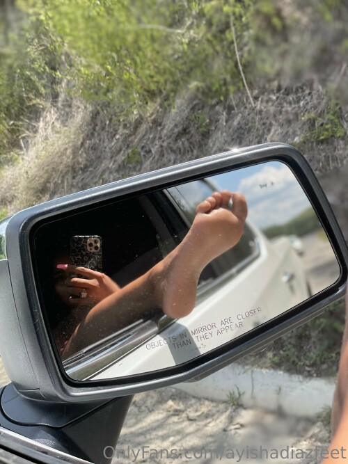 ayisha diaz car window feet 027b4df24ff612b33f