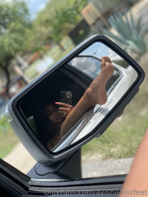 ayisha diaz car window feet 04261376cf6bb40a1a