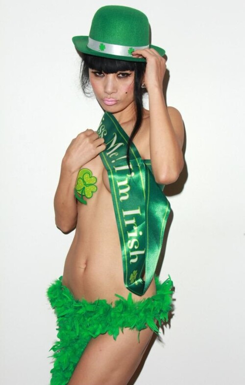 bai ling st patrick day shoot 252e15cc6740e2a93c