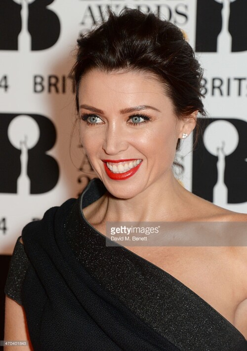 attends The BRIT Awards 2014 at the 02 Arena on February 19, 2014 in London, England.