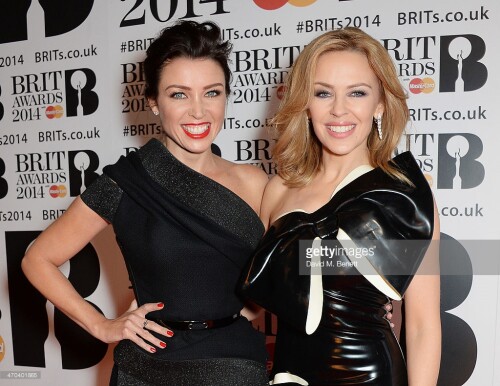 attends The BRIT Awards 2014 at the 02 Arena on February 19, 2014 in London, England.